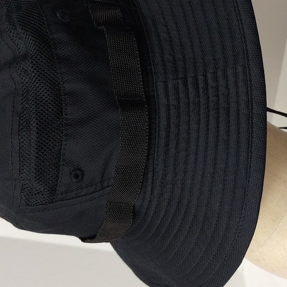 Adidas Areoready Victory Bucket Hat Black Adjustable Chin Strap - Picture 6 of 12